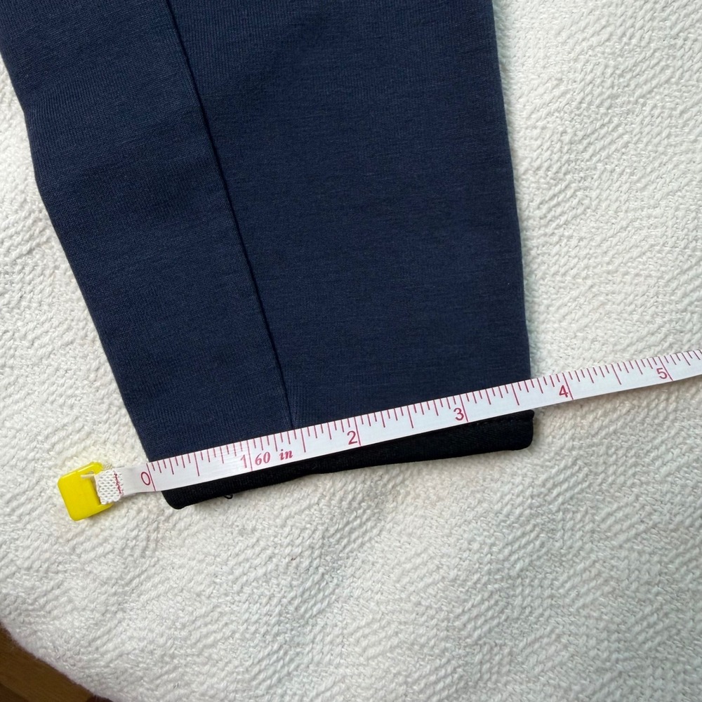 Old Navy Active Dynamic Fleece Hoodie Mens Small Navy Blue Zip Pocket Sweatshirt - Picture 9 of 10
